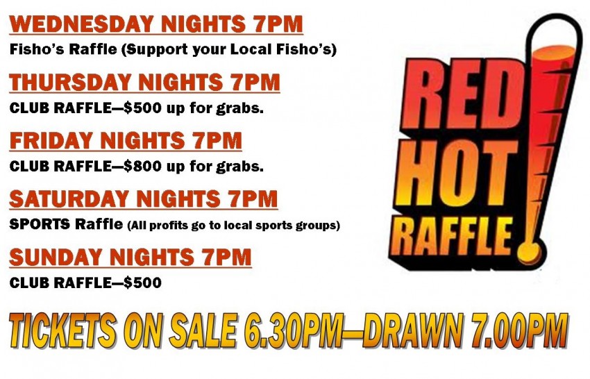 ALL RAFFLES 2014 RED HOT