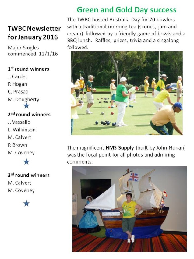 December News Womens Bowling Club