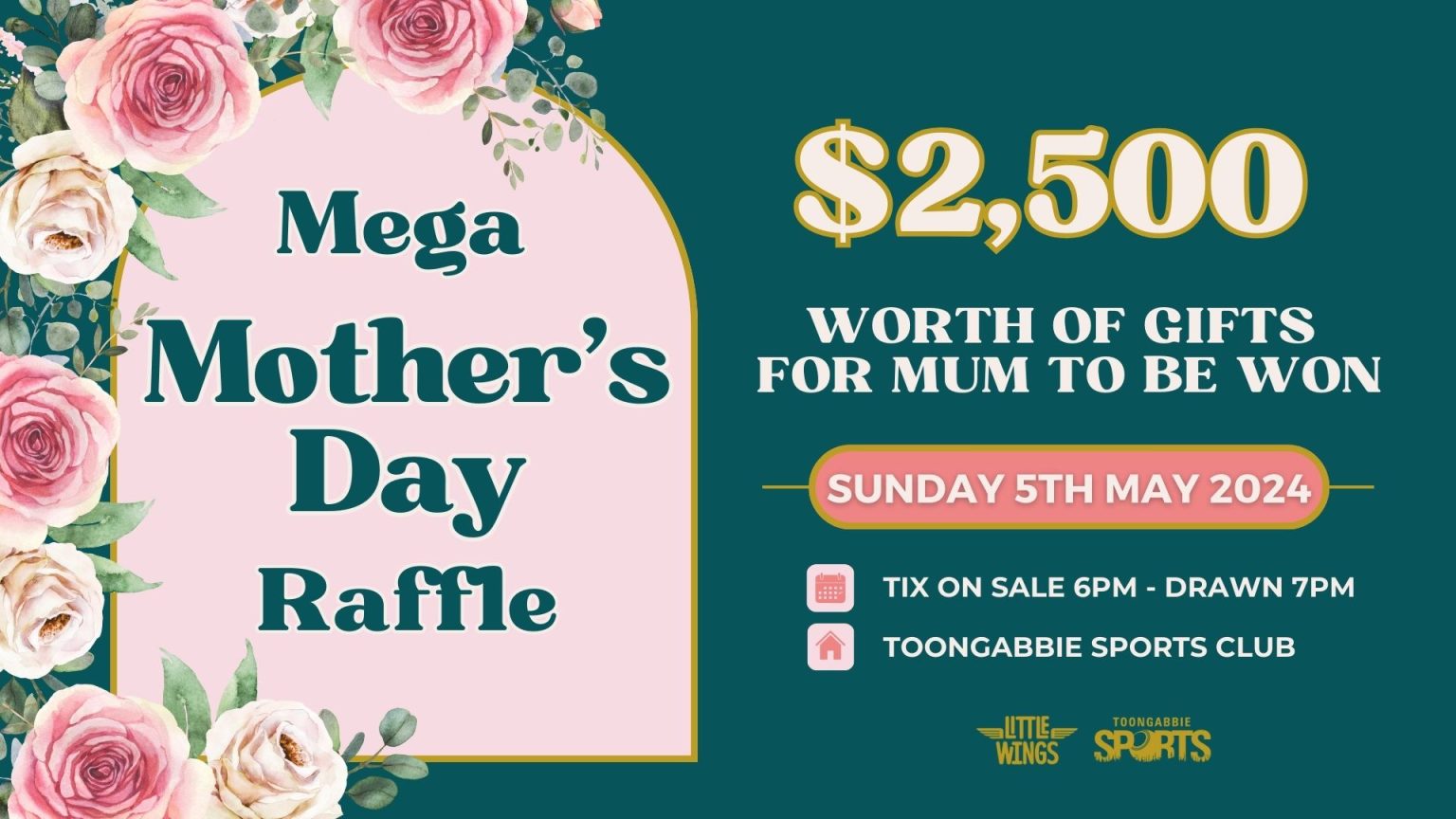 Mother's Day Raffle - Toongabbie Sports Club