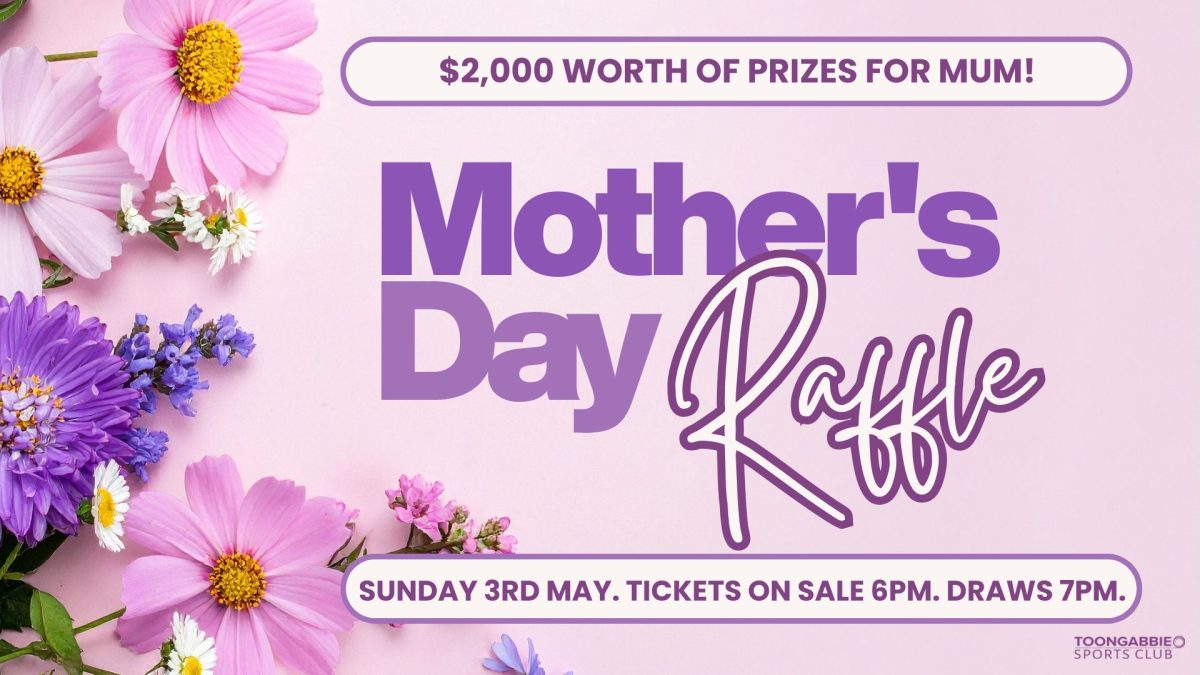 Mum Raffle Mother's Day Raffle - Toongabbie Sports Club
